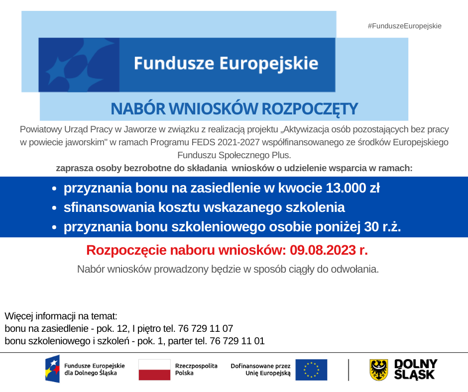 Nabór wniosków - sierpień 2023